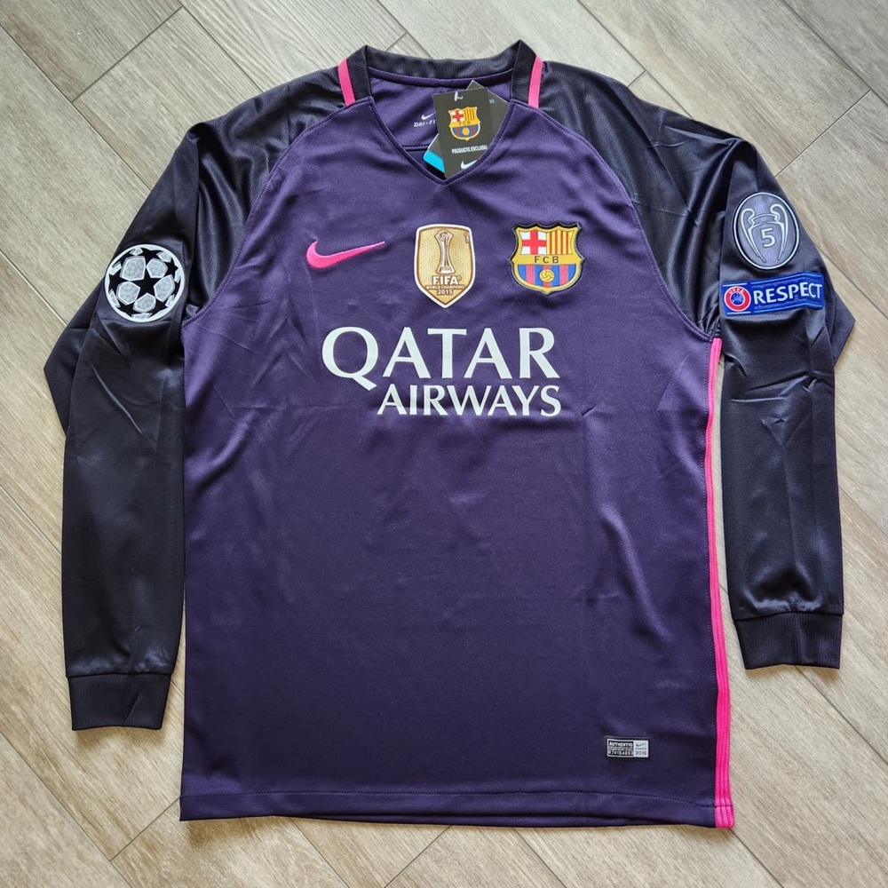 Barcelona Jersey Champions League 15/16 Neymar Jr 11 - Picture 2 of 5
